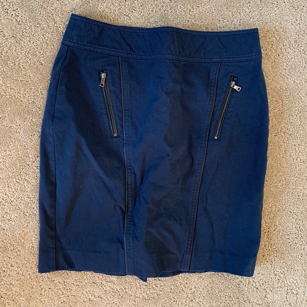 Ann Taylor Navy Skirt